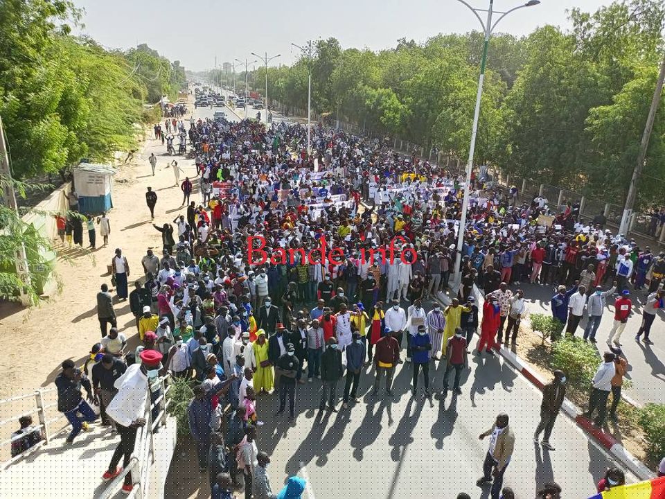 TCHAD : MARCHE PACIFIQUE DE L'UST ET ATLPJ AUTORISÉE